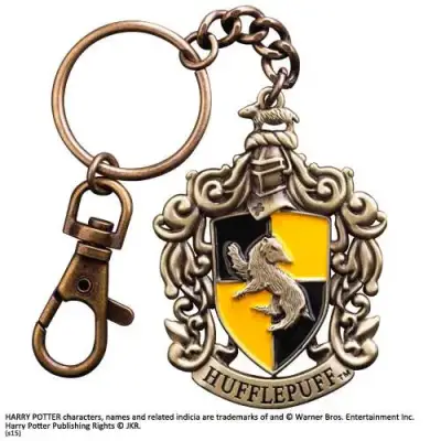 Porte-clés hp hufflepuff crest